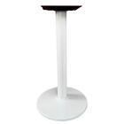 Base De Mesa Zeta Em Ferro Branco 72,50 Cm (altura) Com Disco