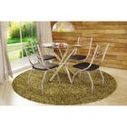 Base De Metal Para Mesa De Jantar 73cm Volga Crome