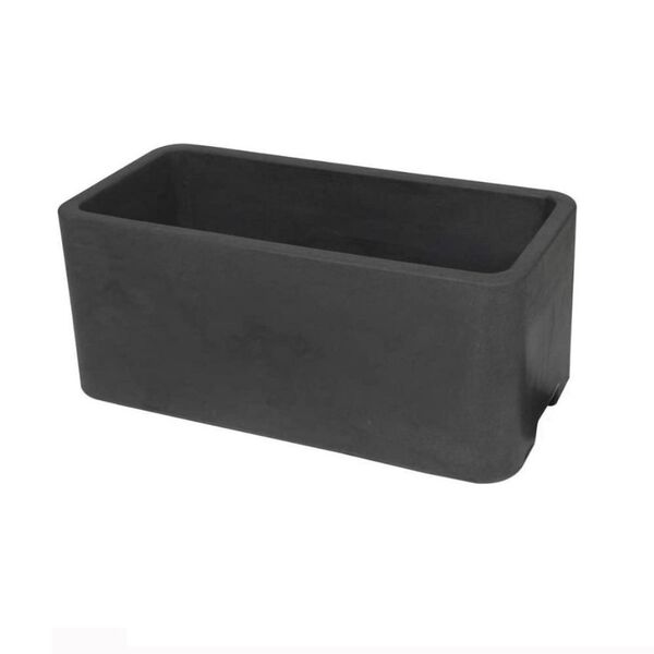 Base Do Vaso Lapa 65 X 26 Cm Antique Preto Vasart
