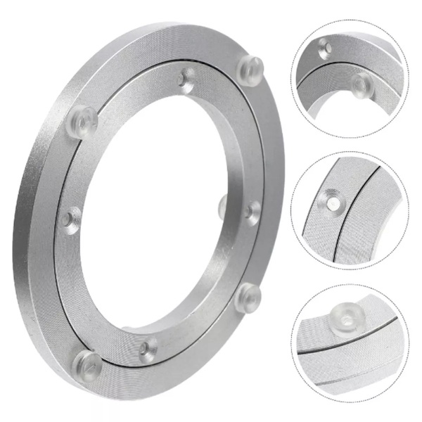 Base Giratória Para Tampo De Mesa Vidro Ou Madeira - 60cm