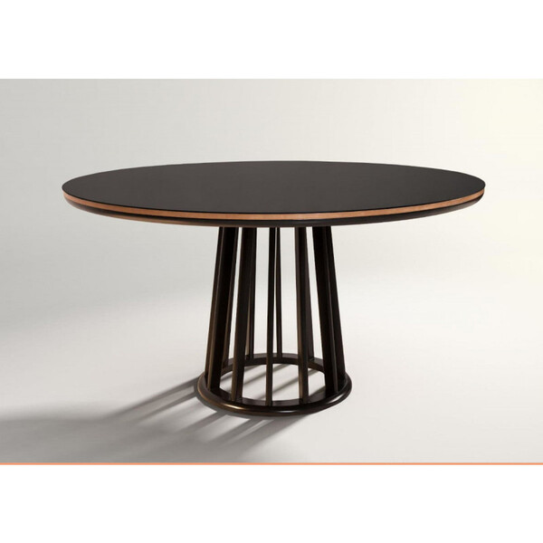 Base Mesa De Jantar Araucária 135 Redonda Neew House Castanho