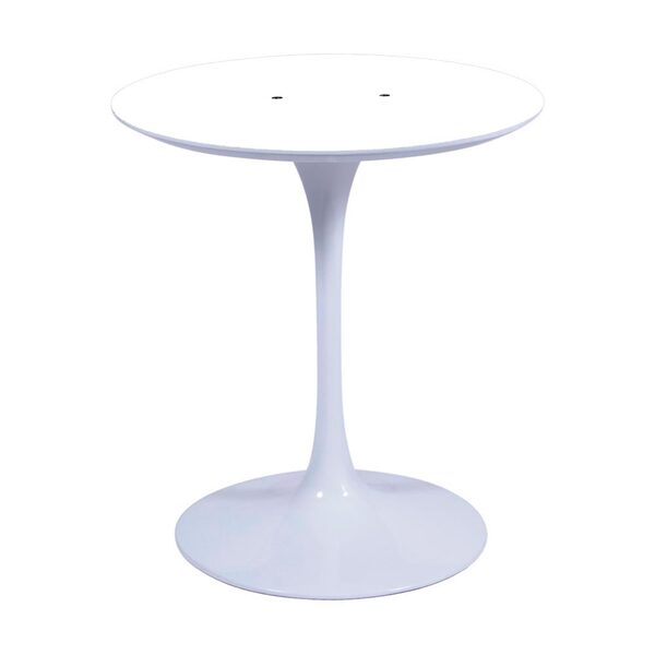Base Mesa Saarinen Tulip Jantar Redonda Branca - 90 A 107cm