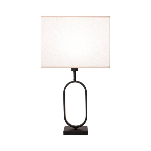 Base Para Abajur Arco Preto 10cm 15cm 45cm 1xe27 40w Lumiere