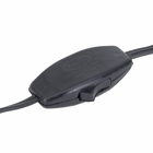 Base para Abajur Cinza Grande Cerâmica E27 Cônico Alfaluz