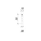 Base Para Abajur Di 10cm 50cm 1xe27 40w Lumiere Bronze/preto