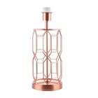 Base Para Abajur Disegno 15cm 39cm 1xe27 40w Lumiere Cobre