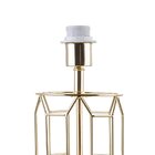 Base Para Abajur Disegno Dourado   (d)15cm (a)39cm  1xe27 40w