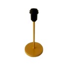 Base para Abajur Dourada Redonda Pequena Espaço Luz