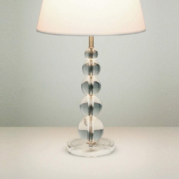 Base Para Abajur Em Acrílico Crily 39cmx14cm Bella Iluminação