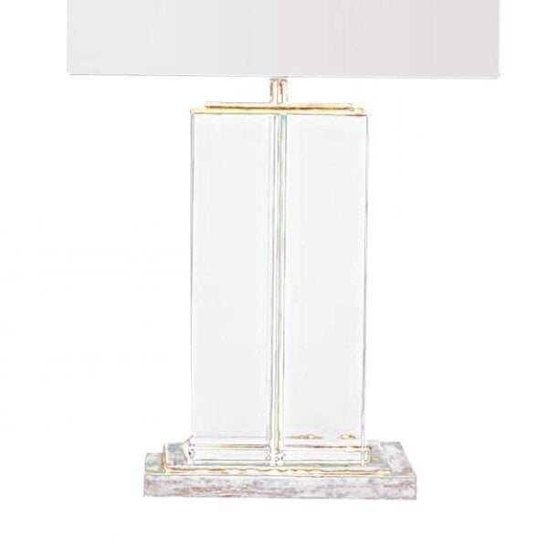 Base Para Abajur Em Vidro Classic Bella Iluminação