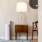 Base Para Abajur Em Vidro Classic Bella Iluminação