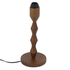 Base para Abajur Imbuia Claro Madeira 1976 BM Lamps