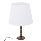 Base para Abajur Imbuia Claro Madeira 1976 BM Lamps