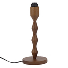 Base para Abajur Imbuia Claro Madeira 1976 BM Lamps