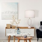 Base Para Abajur Ovale 56x14x16cm 1xe27 40w Bella Iluminação