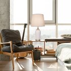 Base Para Abajur Piano 17x50cm 1xe27 40w Lumiere Bronze/branco