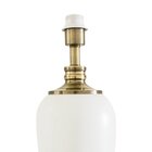 Base Para Abajur Piano 17x50cm 1xe27 40w Lumiere Bronze/branco