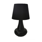 Base para Abajur Preta Cerâmica Espaço Luz