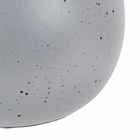 Base para Abajur Redondo Cinza Cerâmica E27 Isla Alfaluz