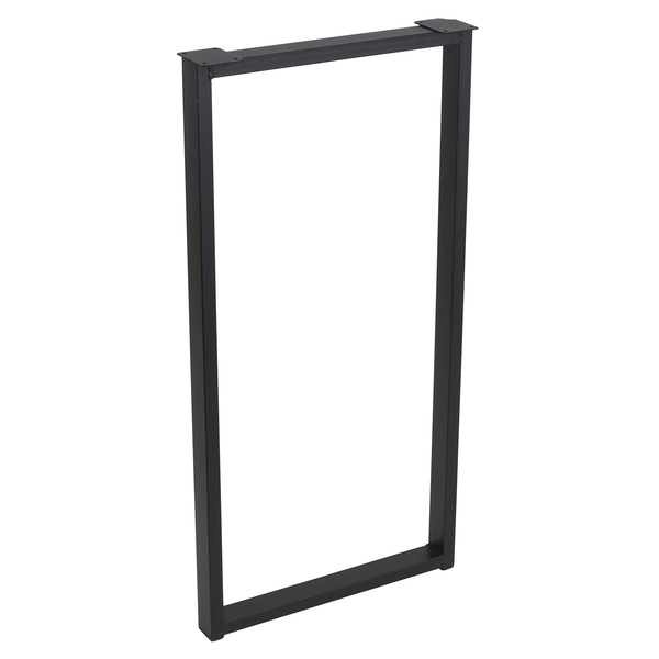 Base para Aparador de Aço Preto 81x40x10cm Maxeb