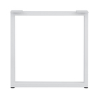 Base para Banco de Aço Branco 41x40x10cm Maxeb