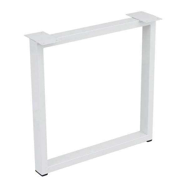 Base para Banco de Aço Branco 41x40x10cm Maxeb