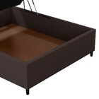 Base Para Cama Box Baú Casal 138x188cm Hit I02 Corano Marrom