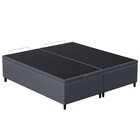 Base Para Cama Box Baú Casal Queen 158x198cm Hit I02 Suede Ci