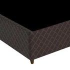 Base Para Cama Box Casal 138cm Poliéster Bordado New York Mar