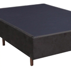 Base Para Cama Box Casal 138cm Suede Liso Love Story Hf Marro
