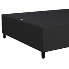 Base Para Cama Box Casal 138x188cm Hit I02 Suede Preto - Mpoz