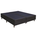 Base Para Cama Box Casal Bipartido 158cm Suede Liso Love Stor