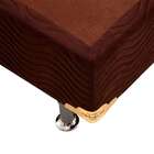 Base Para Cama Box Casal Camurça I Marrom