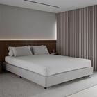 Base Para Cama Box Casal Desmontável Torvi (35x138x188) Linho