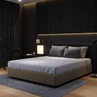 Base Para Cama Box Casal Desmontável Torvi (35x138x188) Suede