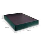 Base Para Cama Box Casal Gold Nature (25x138x188) Verde