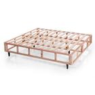 Base Para Cama Box Casal Guldi (38x138x188) Natural E Cinza