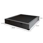 Base Para Cama Box Casal Guldi Com Baú Linho (47x138x188 Cm)