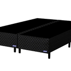 Base Para Cama Box Casal King Size Bipartido 193cm Poliéster