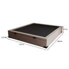 Base Para Cama Box Casal Martin Premium Com Baú Linho (47x138