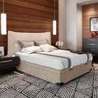 Base Para Cama Box Casal Martin Premium Com Baú Suede (45x138