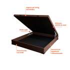 Base Para Cama Box Casal Martin Premium Com Baú Suede (47x138