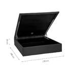 Base Para Cama Box Casal Physical L Com Baú (39x138x188) Cinza