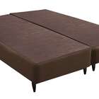 Base Para Cama Box King Linen (23x186x198) Marrom