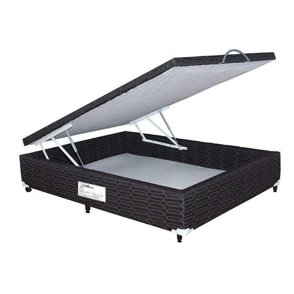 Base Para Cama Box Paropas Baú Elegancy 188x138x36 Cm