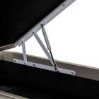 Base Para Cama Box Queen Americana Com Baú Bege