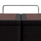 Base Para Cama Box Queen Americana Com Baú Preta