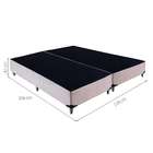 Base Para Cama Box Queen Artemis (42x158x198) Preta E Bege