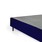 Base Para Cama Box Queen Guldi (38x158x198) Azul E Cinza