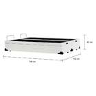 Base Para Cama Box Queen Madeleine Com Baú (45x158x198) Branca